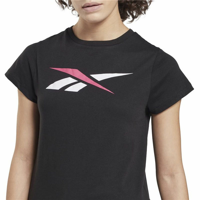 Tricou cu Mânecă Scurtă Femei Reebok Vector Negru