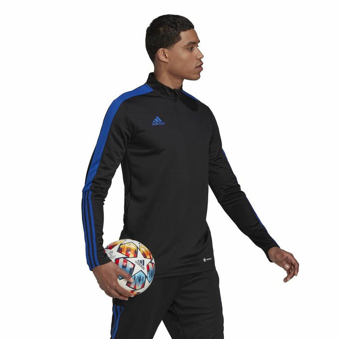 Hanorac fără Glugă Bărbați Adidas Tiro Essential Negru