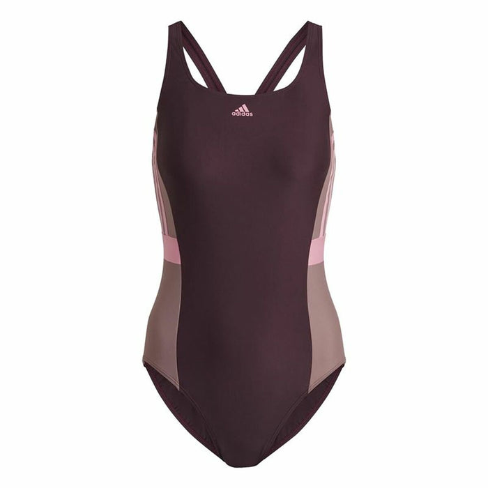 Costum de Baie Femei Adidas Colorblock Maro