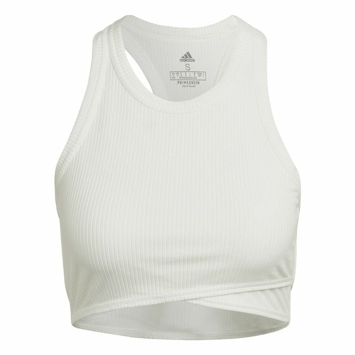 Sutien Sport Adidas Yoga Studio Alb