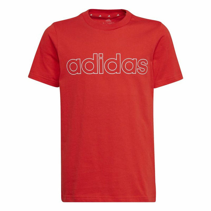 Tricou cu Mânecă Scurtă pentru Copii Adidas Essentials Roșu