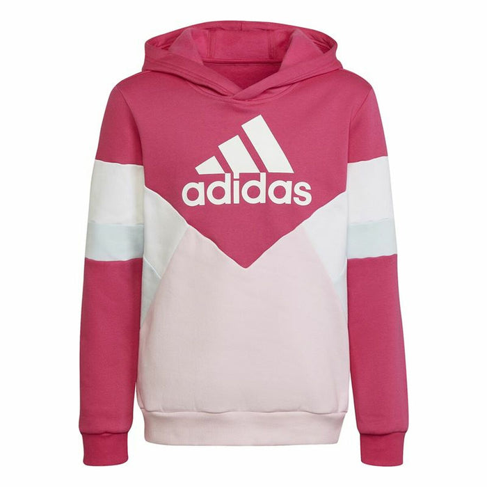 Hanorac cu glugă pentru fete Adidas Colorblock
