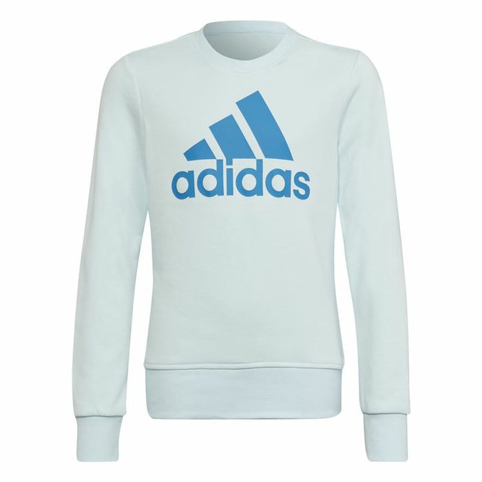 Hanorac fără glugă pentru fete Adidas Essentials Albastru deschis