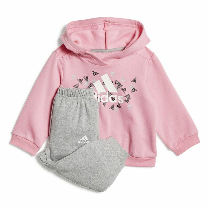 Trening pentru Bebeluși Adidas Badge of Sport Roz Gri