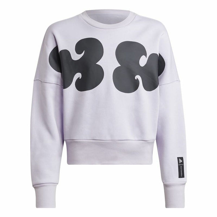 Hanorac fără glugă pentru fete Adidas Marimekko Liliachiu