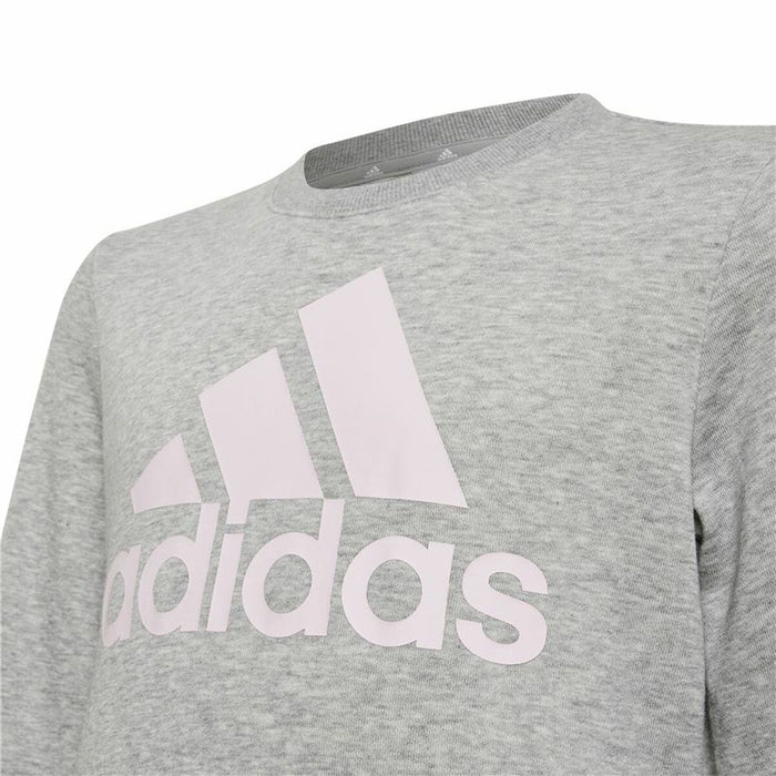 Hanorac fără glugă pentru fete Adidas Essentials Gri