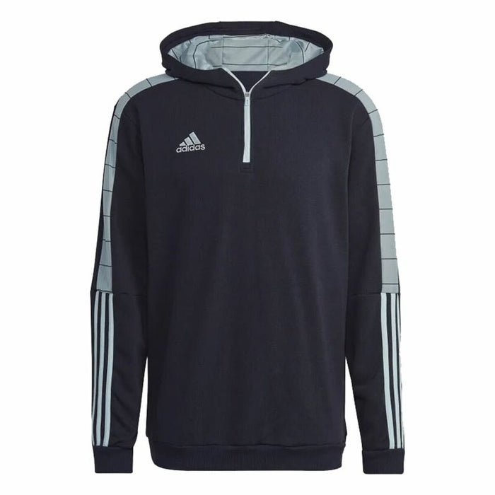 Hanorac cu Glugă Bărbați Adidas Tiro VIP Bleumarin Albastru închis