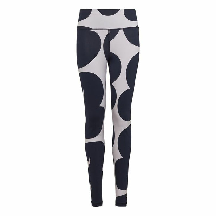Pantaloni lungi de sport Adidas Alb Femeie Negru