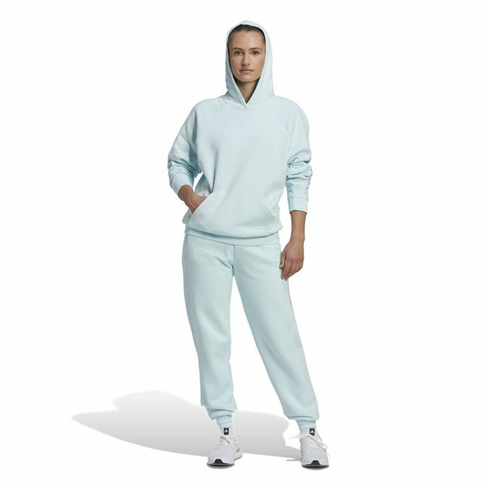 Hanorac cu Glugă Femei Adidas All Szn Fleece Albastru