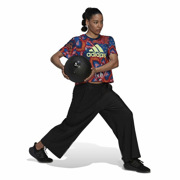 Tricou cu Mânecă Scurtă Femei Adidas  FARM Rio Graphic