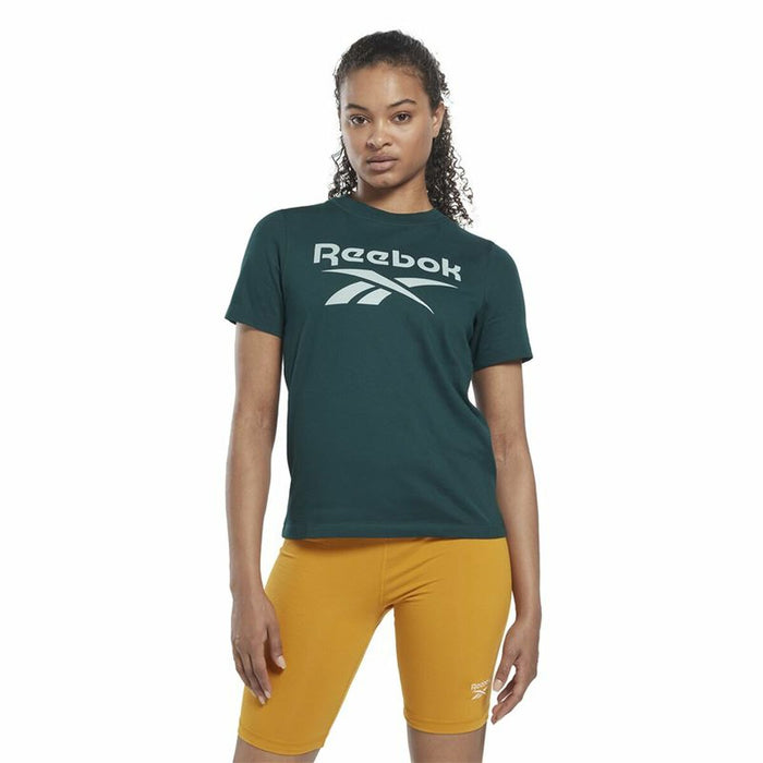 Tricou cu Mânecă Scurtă Femei Reebok  Identity Cyan