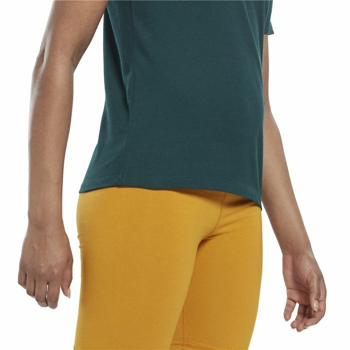 Tricou cu Mânecă Scurtă Femei Reebok  Identity Cyan