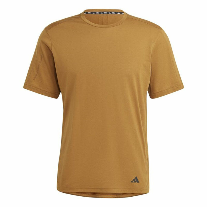 Tricou cu Mânecă Scurtă Bărbați Adidas Yoga Base Maro