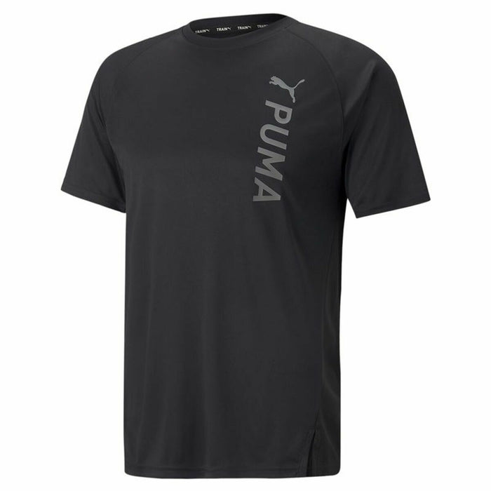 Tricou cu Mânecă Scurtă Bărbați Puma Fit Negru Bărbați