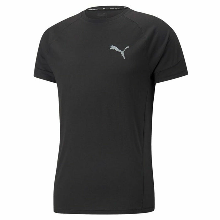 Tricou cu Mânecă Scurtă Bărbați Puma Evostripe Negru Bărbați