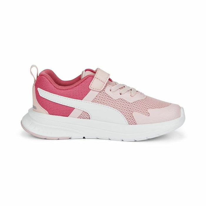 Adidași pentru Copii Puma Evolve Run Mesh Roz Alb