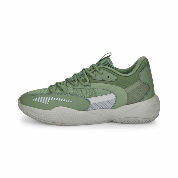 Încălțăminte de Baschet pentru Adulți Puma Court Rider 2.0 Verde Unisex