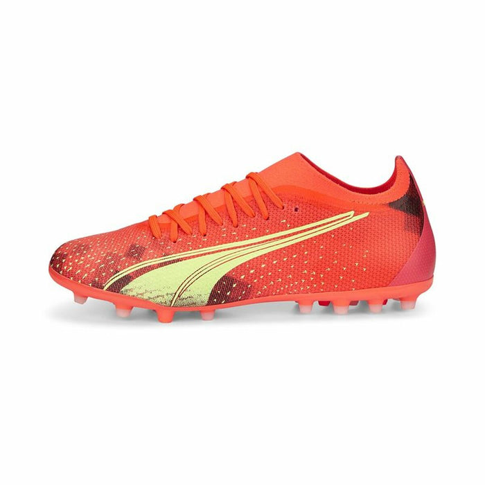 Încălțăminte de Fotbal pentru Adulți Puma Ultra Match MG Portocaliu