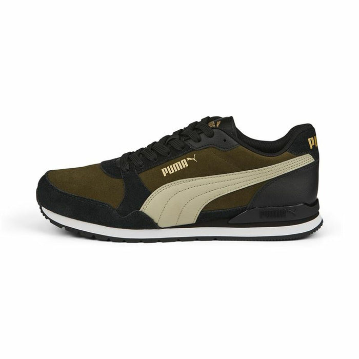 Încălțăminte de Running pentru Adulți Puma ST Runner v3 SD Negru Măslină Bărbați