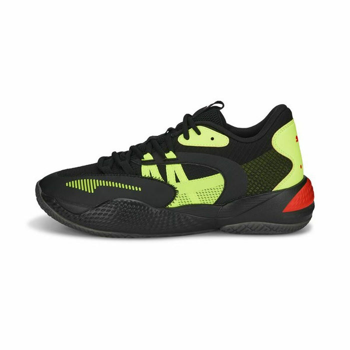 Încălțăminte de Baschet pentru Adulți Puma Court Rider 2.0 Glow Stick Galben Negru