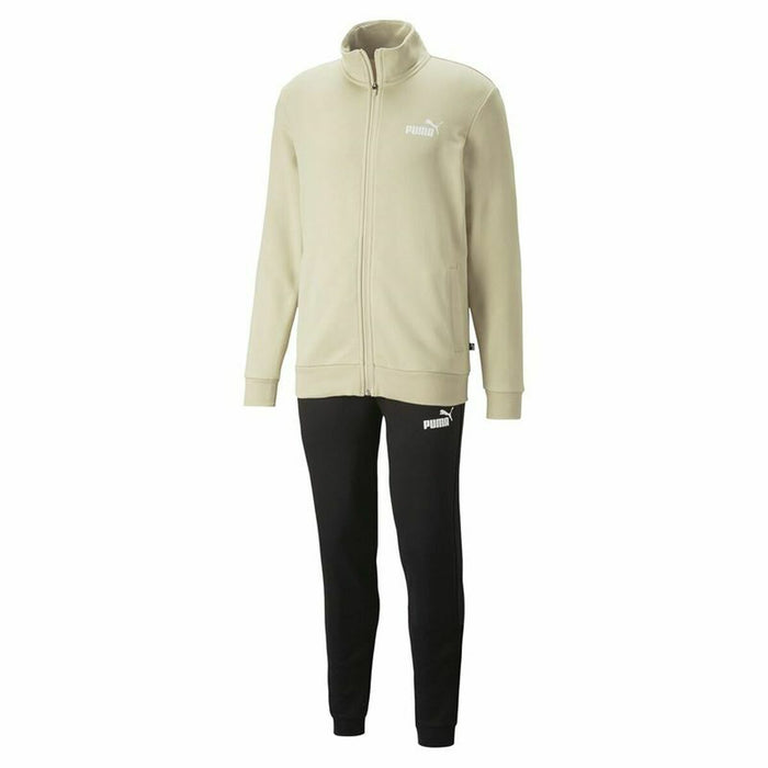 Set Sport pentru Adulți Puma Clean Sweat Suit Tr Bej
