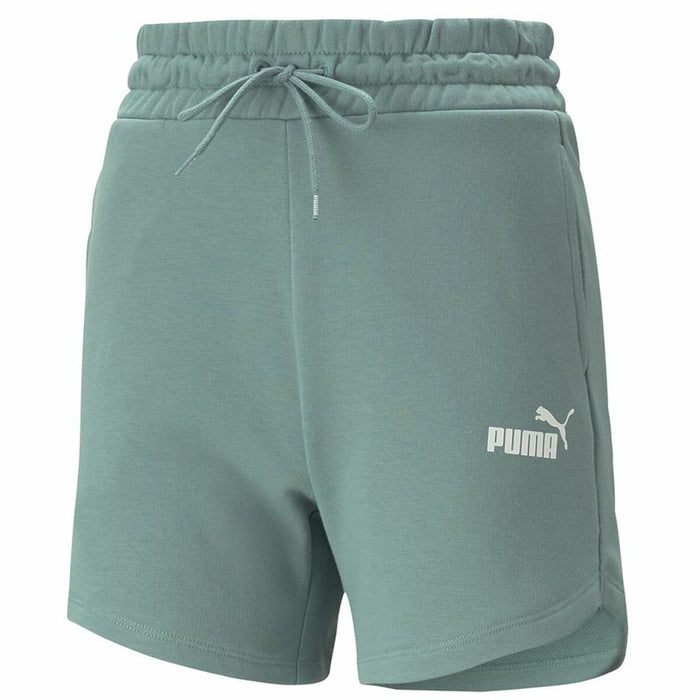 Pantaloni Scurți Sport pentru Bărbați Puma Ess 5" High Waist Acvamarin Verde