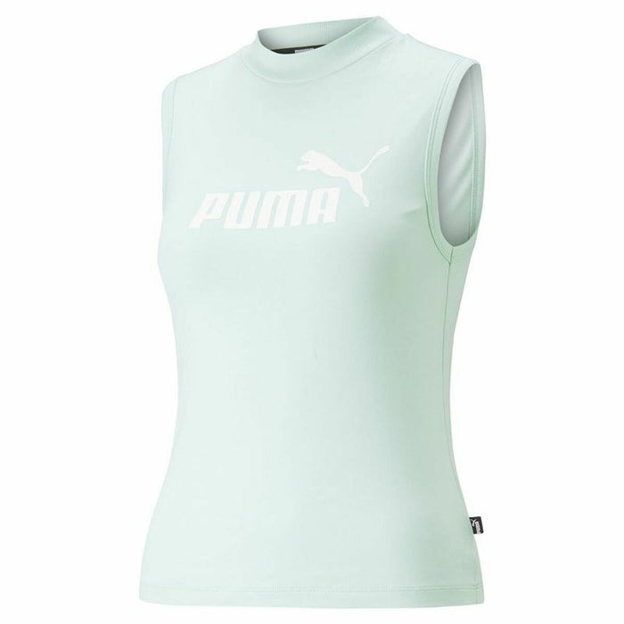 Tricou de Damă fără Mâneci Puma Slim Logo Tank Acvamarin