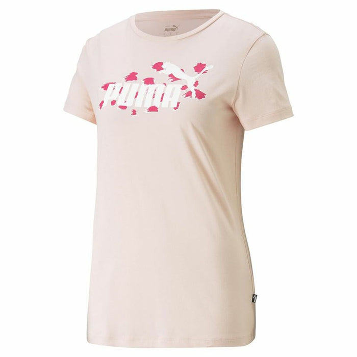 Tricou cu Mânecă Scurtă Femei Puma Ess+ Animal Somon