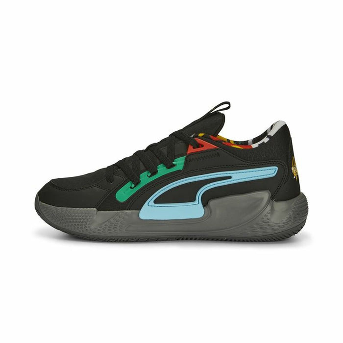 Încălțăminte de Baschet pentru Adulți Puma Court Rider Chaos Negru