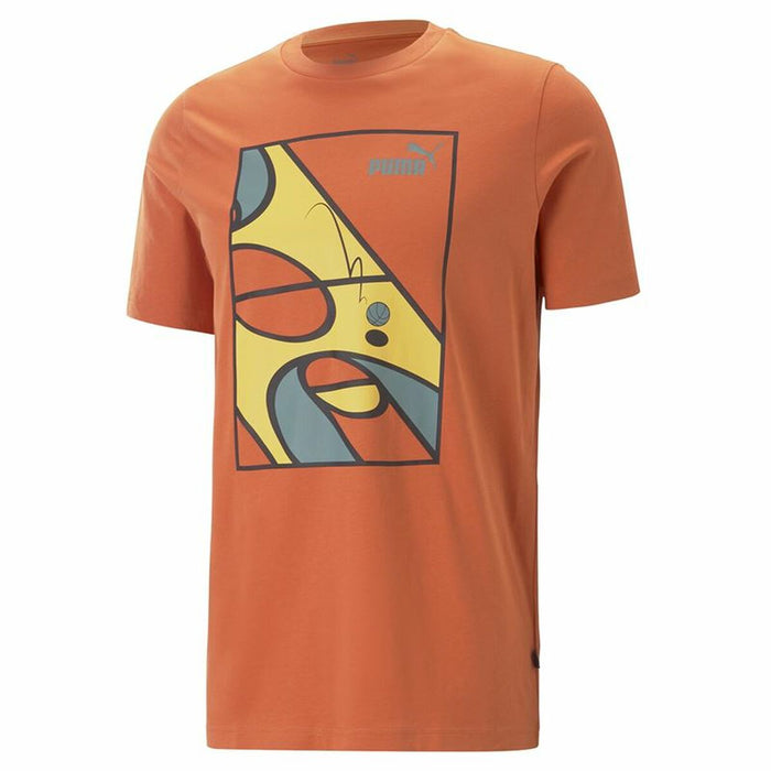 Tricou Puma Graphics Court Chili Powder Unisex