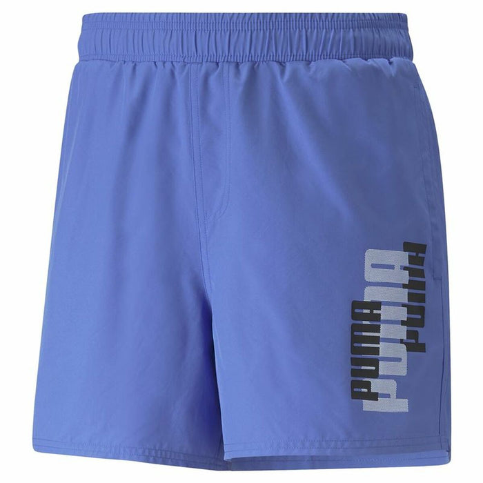 Pantaloni Scurți Sport pentru Bărbați Puma Ess+ Logo Power Albastru