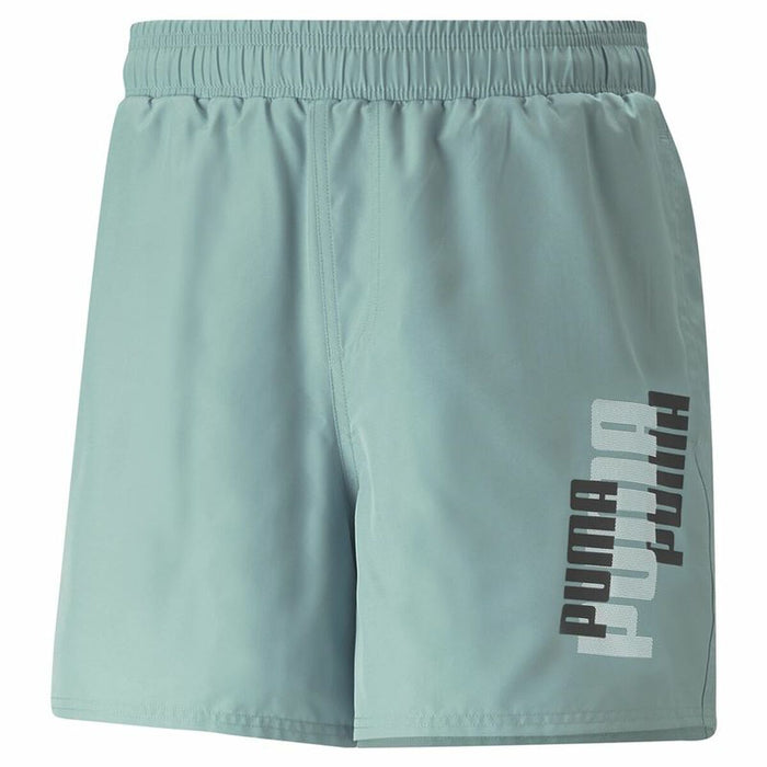 Pantaloni Scurți Sport pentru Bărbați Puma Ess+ Logo Power Acvamarin