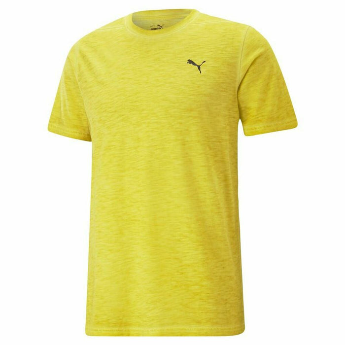 Tricou cu Mânecă Scurtă Bărbați Puma Studio Foundation Galben