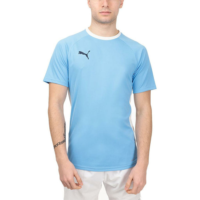 Tricou cu Mânecă Scurtă Bărbați TEAMLIGA Puma 931832 02 Padel Albastru
