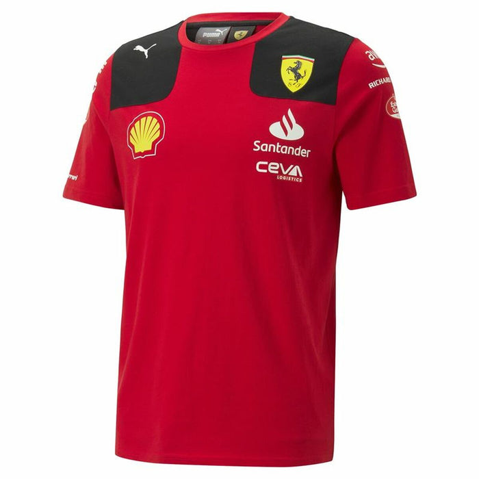 Tricou cu Mânecă Scurtă Bărbați Puma Sf Sainz Roșu