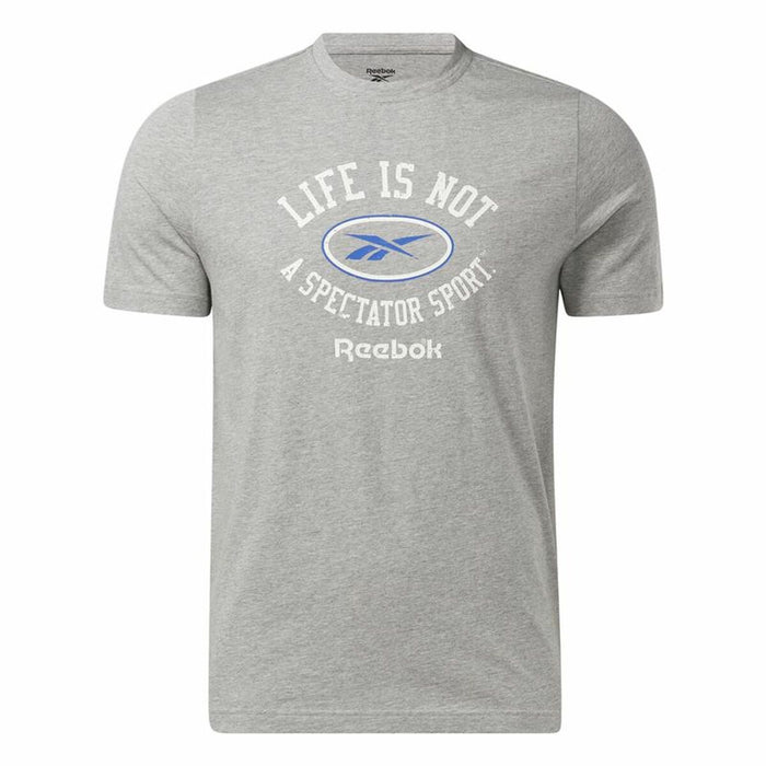 Tricou cu Mânecă Scurtă Bărbați Reebok GS Not Spectator Gri