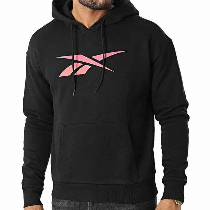 Hanorac cu Glugă Femei Reebok Doorbuster Identity Negru