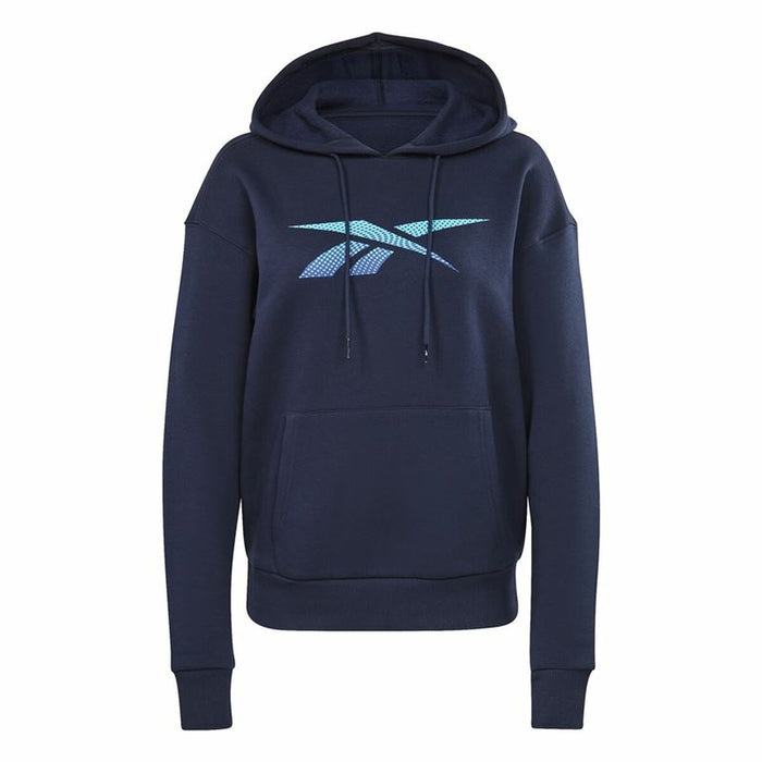 Hanorac cu Glugă Femei Reebok Doorbuster Identity Albastru închis