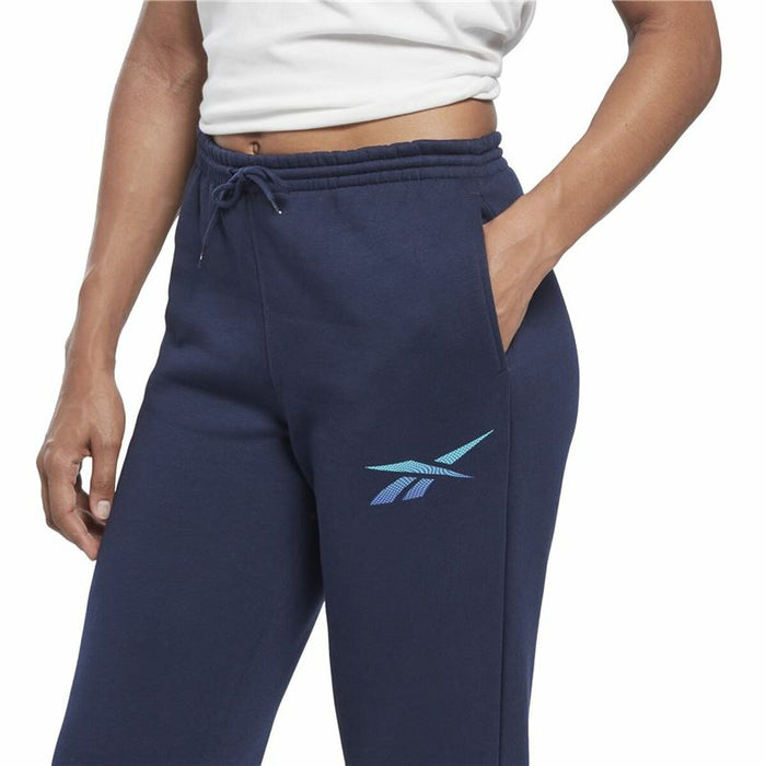 Pantaloni lungi de sport Reebok Vector Graphic Bleumarin Femeie
