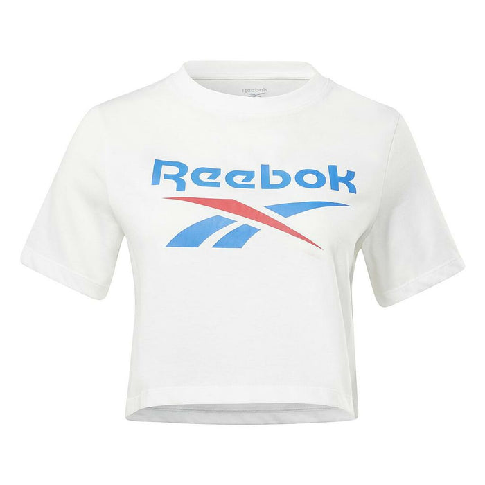 Tricou cu Mânecă Scurtă Femei Reebok RI BL CROP TEE HT6207 Alb