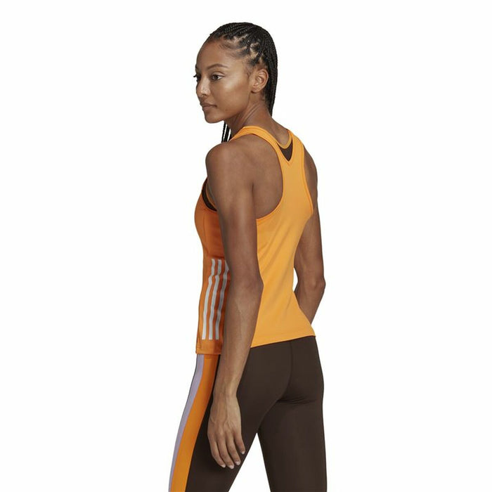 Tricou de Damă fără Mâneci Adidas Hyperglam Portocaliu