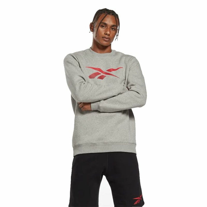 Hanorac fără Glugă Bărbați Reebok Identity Gri