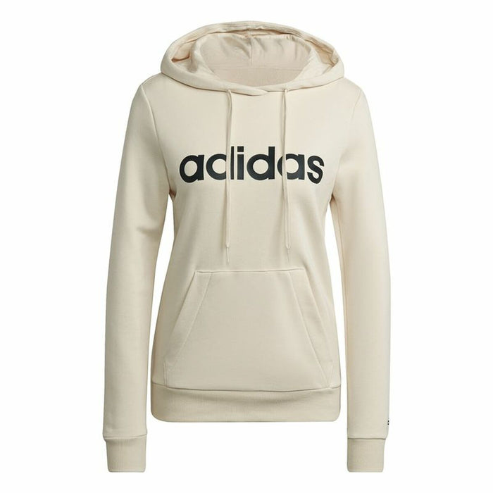 Hanorac cu Glugă Femei Adidas Essentials Logo Bej