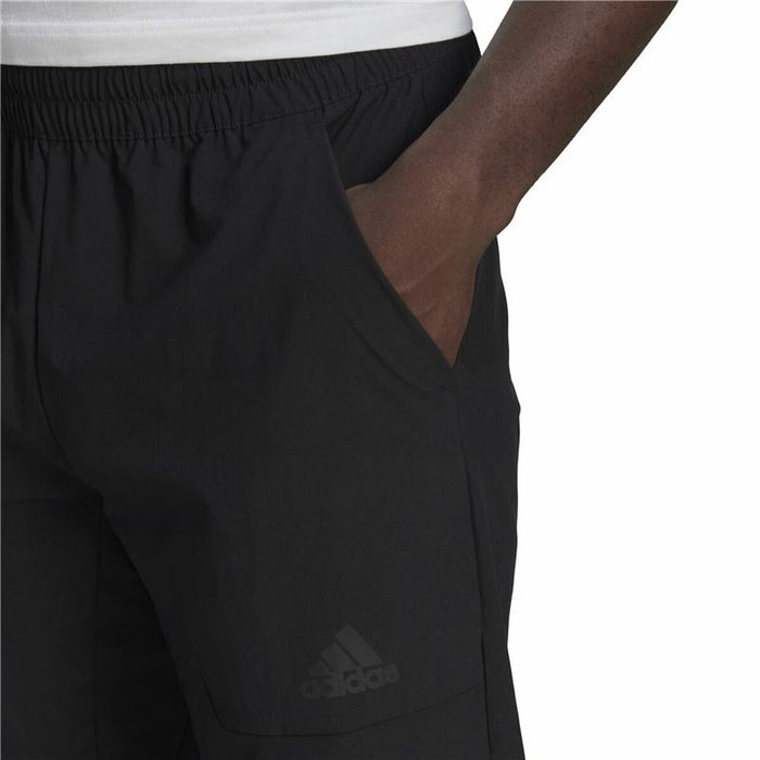 Pantaloni lungi de sport Adidas Essentials Hero t Halo Negru