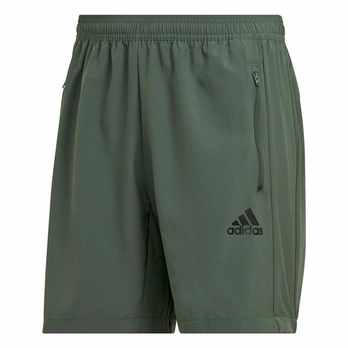 Pantaloni Scurți Sport pentru Bărbați Adidas Designed 2 Move Măslină