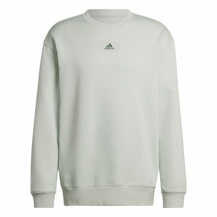 Hanorac fără Glugă Bărbați Adidas Essentials Feelvivid Verde deschis