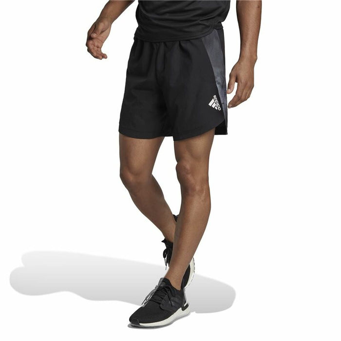 Pantaloni Scurți Sport pentru Bărbați Adidas Hiit Movement  Negru 7"