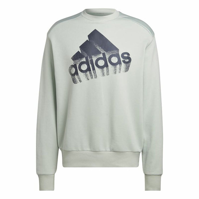 Hanorac fără Glugă Unisex Adidas Essentials Brand Love Turquoise