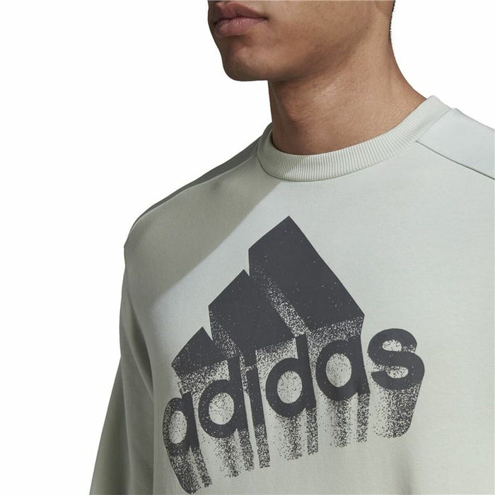 Hanorac fără Glugă Unisex Adidas Essentials Brand Love Turquoise