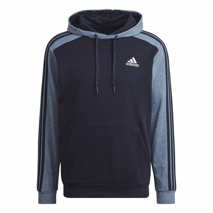 Hanorac cu Glugă Bărbați Adidas Mélange French Terry Albastru închis